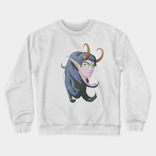 Demon Hunter Crewneck Sweatshirt by kheprinmatu